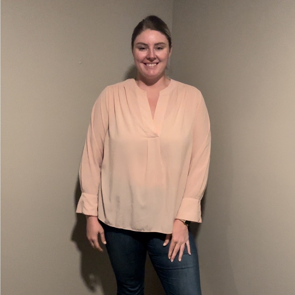 Calvin Klein chiffon blouse!